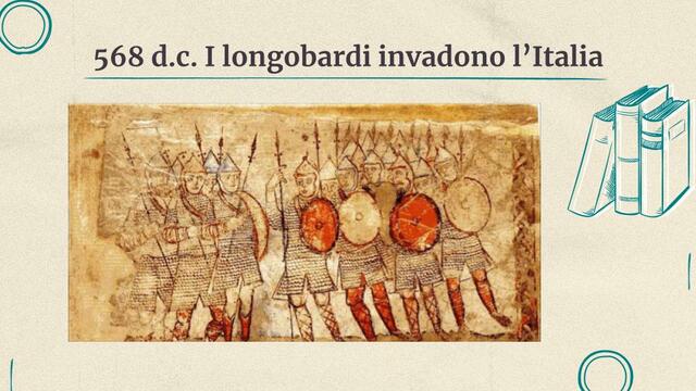 I longobardi invadono l'Italia