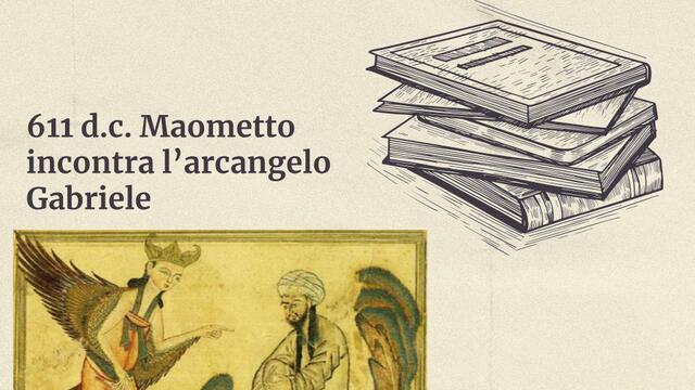 Maometto incontra l'arcangelo Gabriele