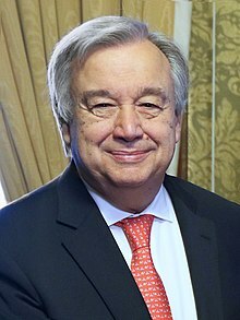 Nou càrrec com a secretari general - António Guterres