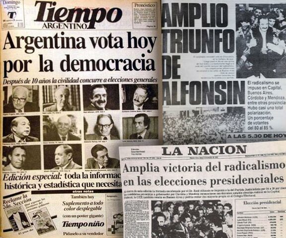 Restitución de la democracia en Argentina