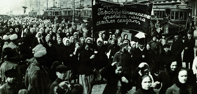 International Women's Day March in Petrograd