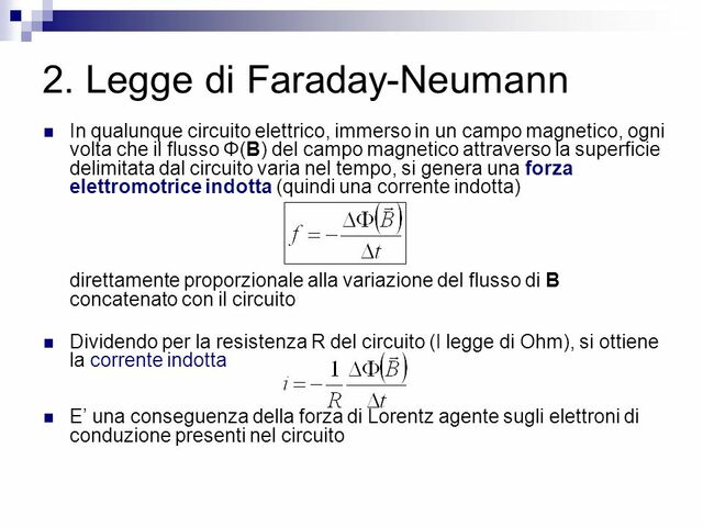 La legge di Faraday-Neumann: il fenomeno dell'induzione elettromagnetica