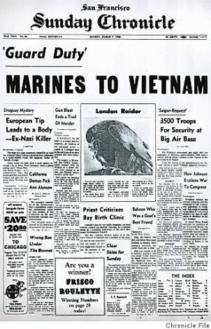 US Troops First Sent to Vietnam