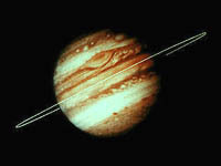 Voyager descubre que Jupiter tiene un anillo.