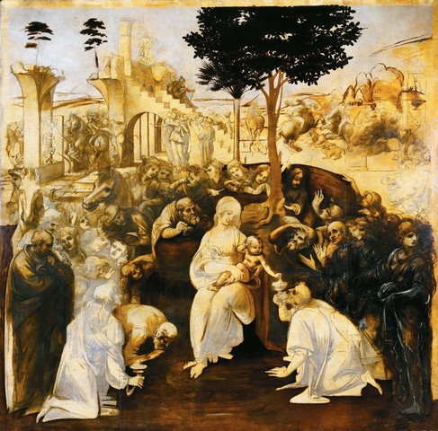 Adorazione dei Magi, Leonardo da Vinci