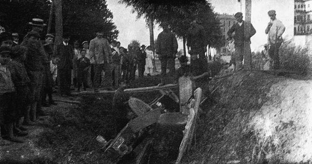 Fillipo Tommaso Marinetti's Car Crash.