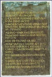 Leggi delle XII tavole