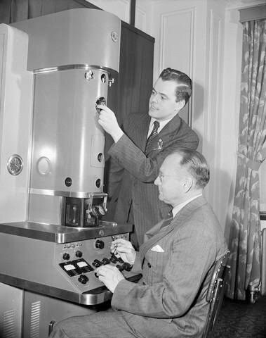 First electron microscope