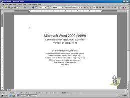 WORD 2000 1999
