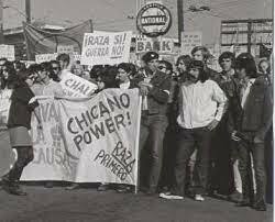 chicano Movement(Civil Rights people/Groups)(peaceful protest)