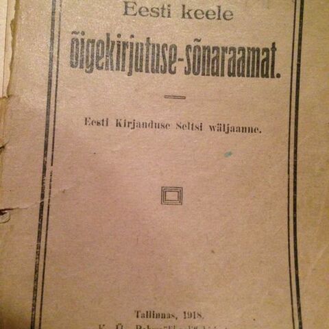 Eesti keele õigekirjutuse-sõnaraamat