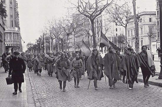 Final de la guerra civil a Barcelona