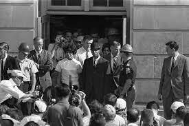 intregation of the university of Alabama by Vivian Malone & James A. Hood