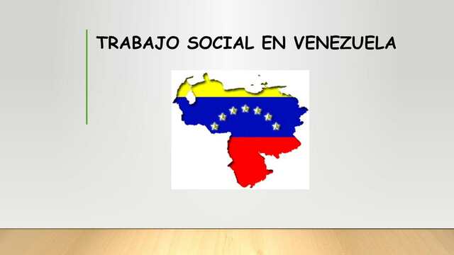 Creación del Trabajo Social en Venezuela