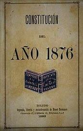 CONSTITUCIÓ DE 1876