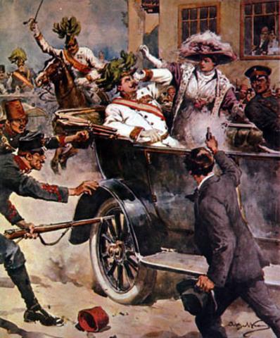 Francesco Ferdinando of Austria was assassinated