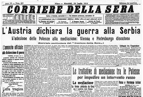 Austria declares war on Serbia