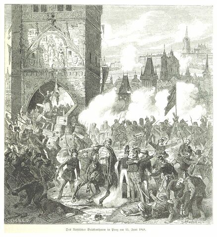1848 m. birželio mėnesio, Čekijos revoliucija