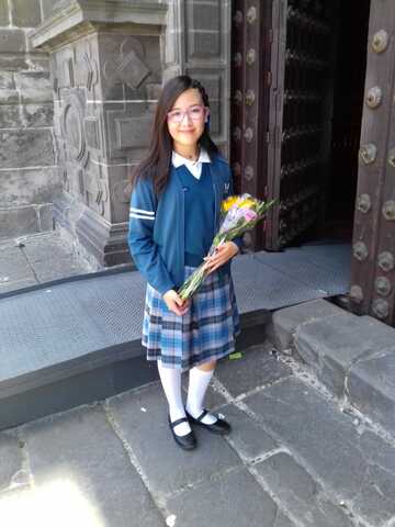 Me gradué de la secundaria.