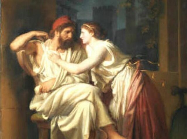 Odiseo, Penelope Y Telemaco