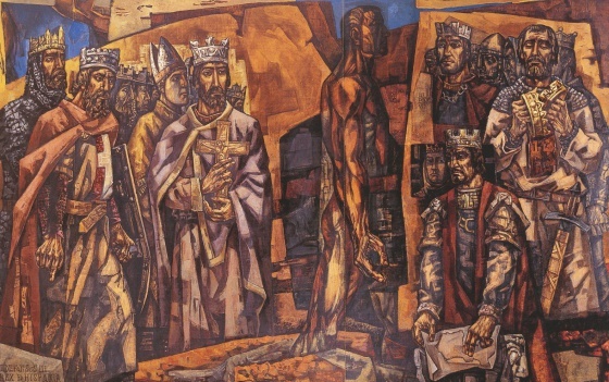 El cortejo de los reyes de León ( Autor  Jose Vela Zanetti)