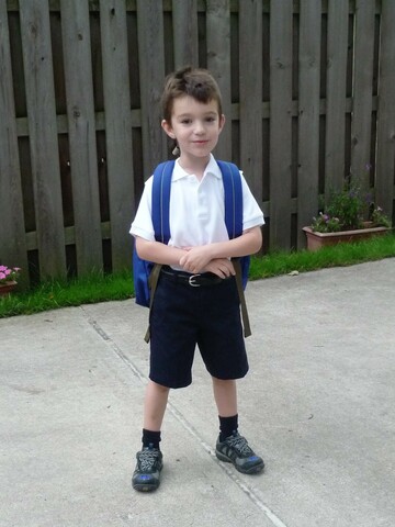First day of kindergarden