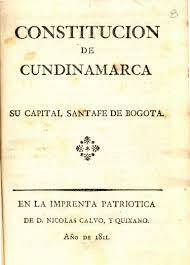 CONSTITUCIÓN DE LA PROVINCIA DE CUNDINAMARCA
