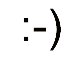 El Primer Emoticon  :-)