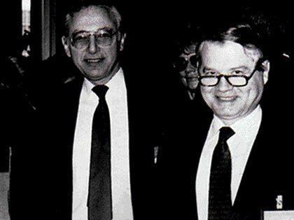 Robert Gallo y Luc Montagnier