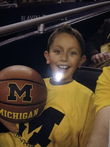 My first Michigan basketball game