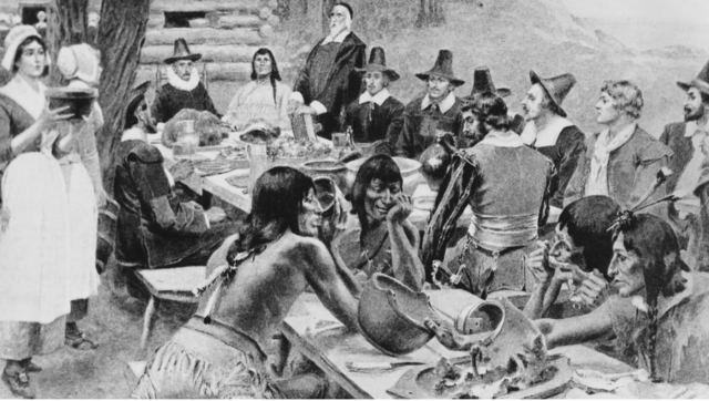 The First Thanksgiving was Celebrated