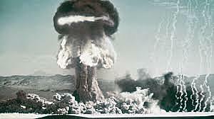 The first atomic bomb exploded