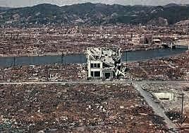 Hiroshima detonates the atomic bomb