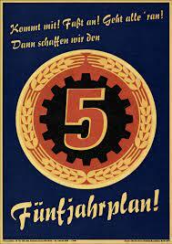 Erster Fünfjahrplan tritt in Kraft