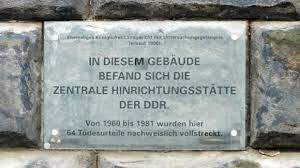 abschaffung der todesstrafe ddr