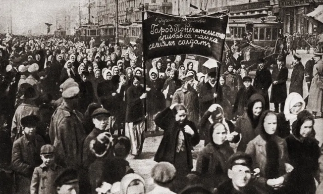 International Women's Day March in Petrograd