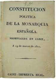constitución política de la monarquía española