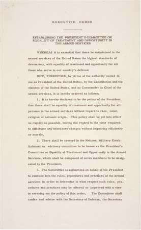 Executive order 9981