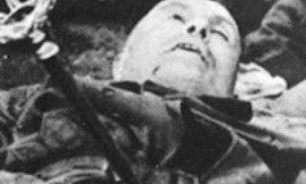 LA MORT DE BENITO MUSSOLINI.