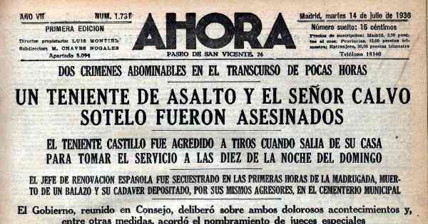 Assassinat de José Calvo Sotelo