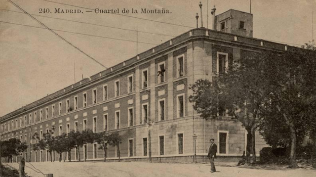 Fets de la caserna de la Montaña (Madrid)