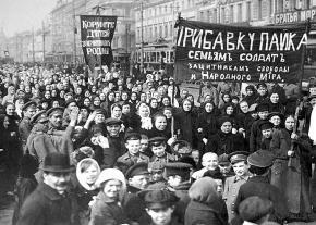 International Women's Day March in Petrograd