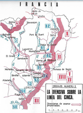 Retirada dels republicans de la riba del Segre