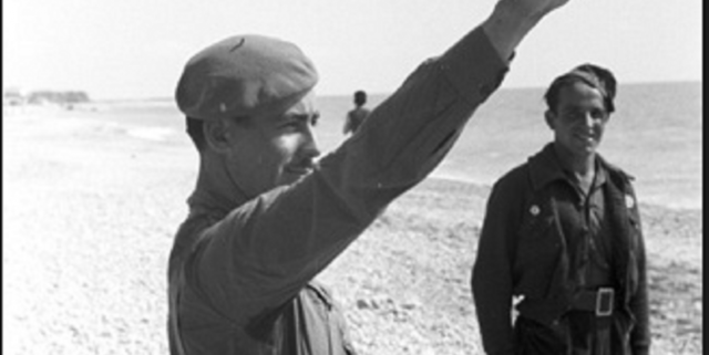 Arribada de les tropes franquistes al Mediterrani