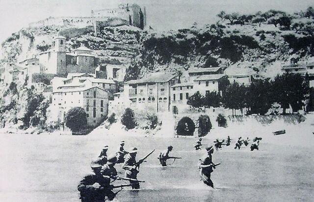 Comienzo de la batalla del Ebro