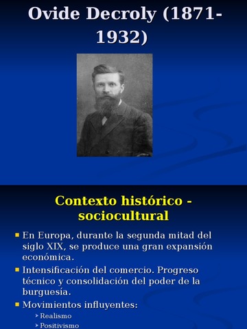 El método Decroly (1871-1932)