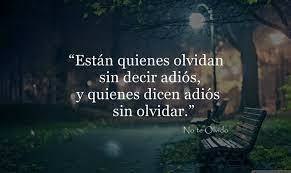 Dejar ir no es olvidar