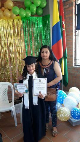 I graduated from fifth grade.