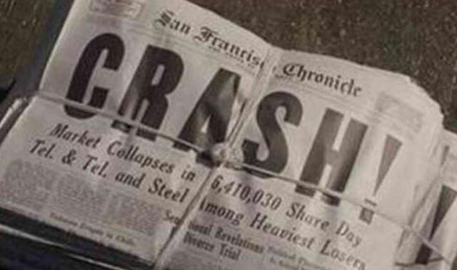 The stock marker crash of 1929