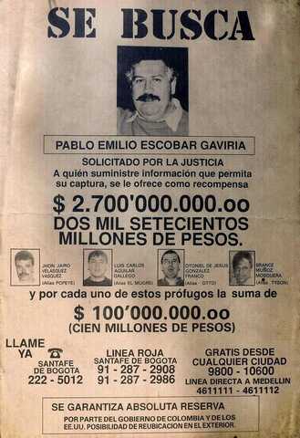 Drug lord Escobar killed